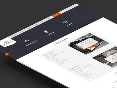 Contactpage clean clean homepage contactpage homepage isometric openingskoers photoshop ui ux