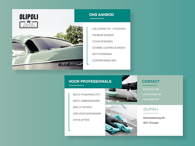 Flyer Car company polish car company design digital flyer indesign lay out print