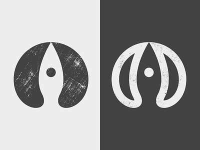 A+Rocket a design illustrator logo logo a day logo design negative space rocket