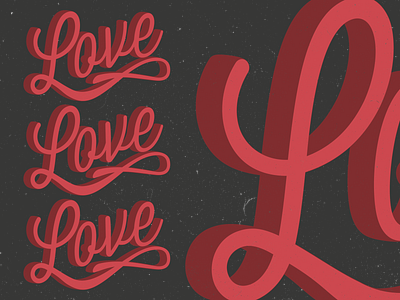 Love Love Love design illustrator love love is love typogaphy