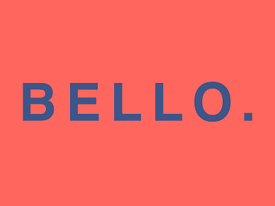 Bello bello design designhistory helvetica project typo typogaphy
