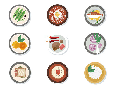 美食delicious food design illustration logo 插图