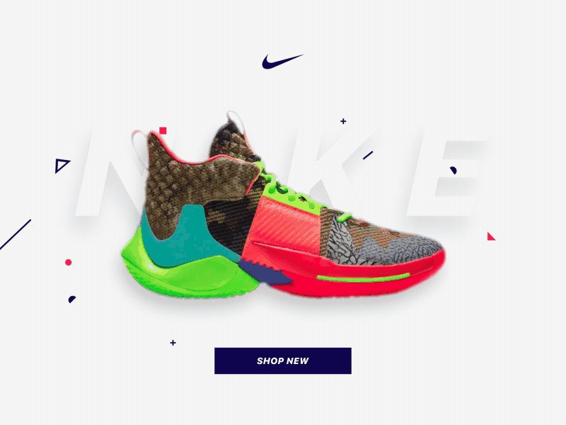 Market aftereffects animation design gif motion design nike sneakers