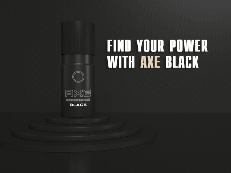 AXE black 3d after affects aftereffects animation axe bottle bottle design cg cgart cinema4d deodorant design digital gif motion design