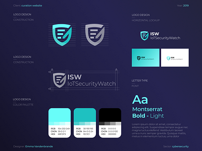 Brand Guidelines for a Cybersecurity Curation Website brand brand guide brand identity brand identity design brandbook branding color palette cybersecurity design system designlogo design guidelines identity system tech typography visual