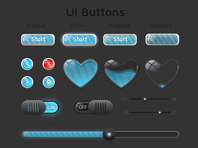 UI exploration buttons