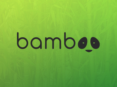 Bamboo - Panda animal bamboo daily logo challenge dailylogo dailylogochallenge dailylogochallengeday3 day3 logo panda