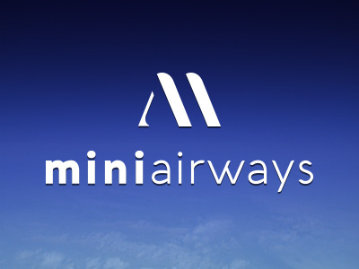 Miniairways - Airline airline daily logo challenge day 12 dailylogo dailylogochallenge dailylogochallengeday12 logo plane