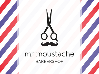 Moustache - barbershop barber barbershop daily logo challenge day 13 dailylogo dailylogochallenge dailylogochallengeday13 logo moustache