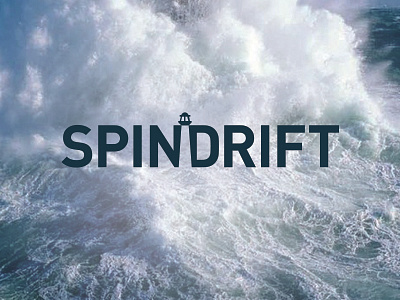 Spindrift - Lighthouse challenge daily logo challenge day 31 dailylodailylogochallengeday31 dailylogo dailylogochallenge lighthouse logo ocean sea spindrift