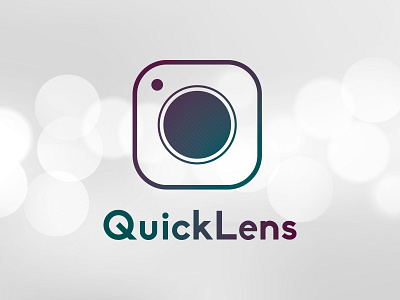 Quick Lens - Camera app app applogo camera challenge daily logo challenge day 40 dailylodailylogochallengeday40 dailylogo dailylogochallenge logo