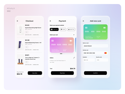 Daily UI 002 - Credit Card Checkout