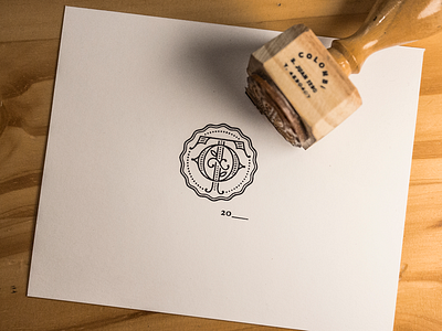 Personal Ex Libris ex libris rubber stamp monogram stamp