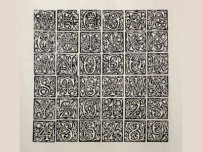 36 Days of Engraved Type 36 days of type alphabet art crafts linocut linoleum