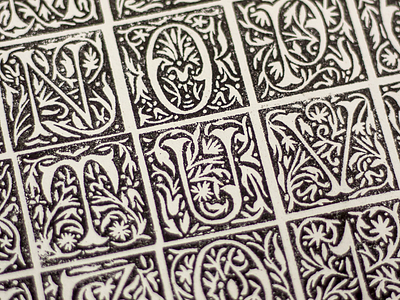 36 Days of Engraved Type 36 days of type alphabet art crafts linocut linoleum