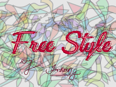 Free style shot! animation app art board design graphic poster typography