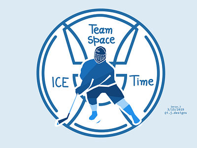Logo Hockey animation app art board branding design graphic icon identity illustration logo minimal pattern typography vector web