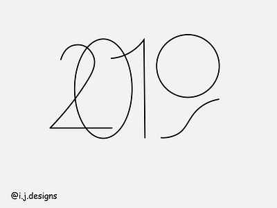 2019 design graphic lettering logo minimal poster typography vector