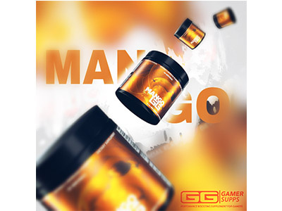 Gamersupps Mango Ad advertising design