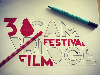 Type Manipulation Advanced - Cambridge Film Festival