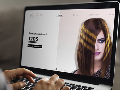 Lux Hair Lounge ||  Web Design