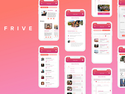 FRIVE || Mobile App Design