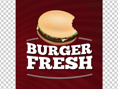 Burger Fresh Logo #2 burger logo red