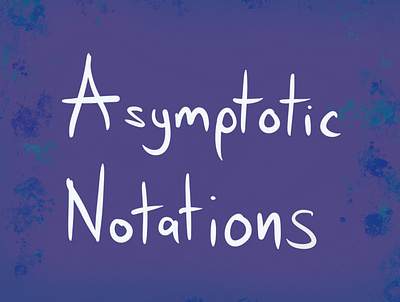 Asymptotic Notations album cover indie music music
