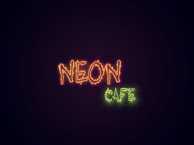 Neon Cafe Art