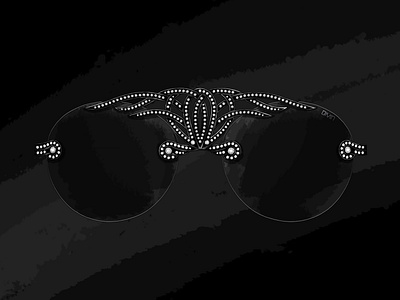 Divin Jewellery Glasses Illustration branding design diamond glasses illustrasyon illustration istanbul jewel jewellery sketch