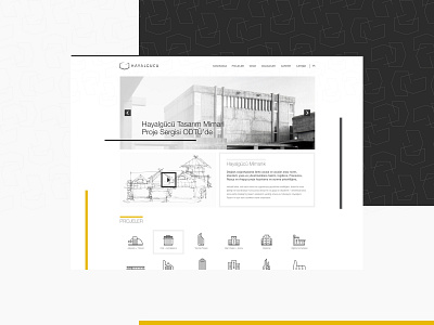 Hayalgücü Architecture Web Design architecture branding design istanbul ix ui web webapp website website design