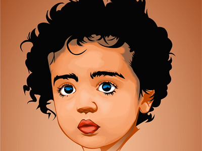 Child Illustration photoshop vector illustration