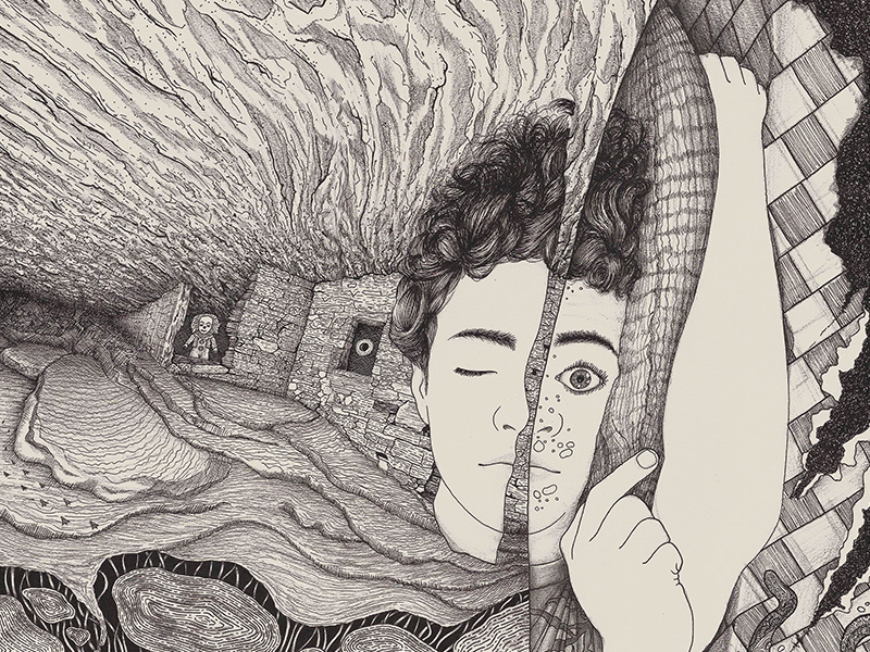 Engraved Memories - Part 2 realistic details inking pencil drawing pencil illustration peakcock illustration pencils ink drawing fineart