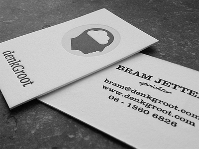 Letterpress bram business cards denkgroot jetten letterpress