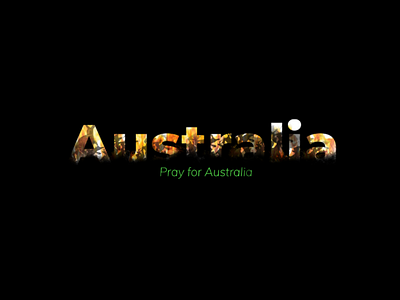 Pray for Australia logo logo australia fire