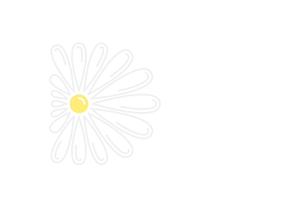 Dandelion bright color cute dandelion flower illustration spring sun type typography vector white
