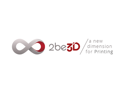 2be3d Logo 3dprint brand dimension infinite italy logo printing scannerize symbol