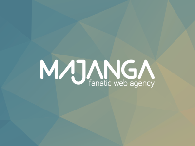 Majanga brand creative linea logo mark triangle webagency