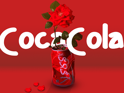 REDCAN artdirection coca cocacola color creative design followers graphic design new idea photo manipulation photomanipulation poster red visual effects