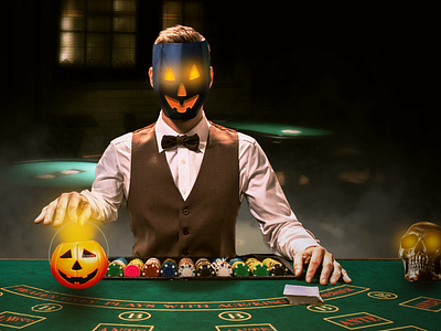 Poker Man For Halloween