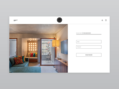 UI | Marta's login ecommerce interiordesign login loginscreen responsive screen tabs ui uidesign web webdesign website