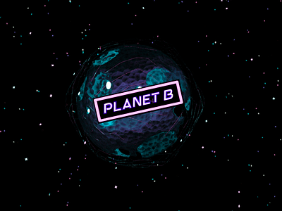 Planet B 3d 3dart 3dartist art cinema4d coronarender design digitalart lights motion motiondesign motiongraphics motionlovers multimedia neon neonsign planet space stars visualart