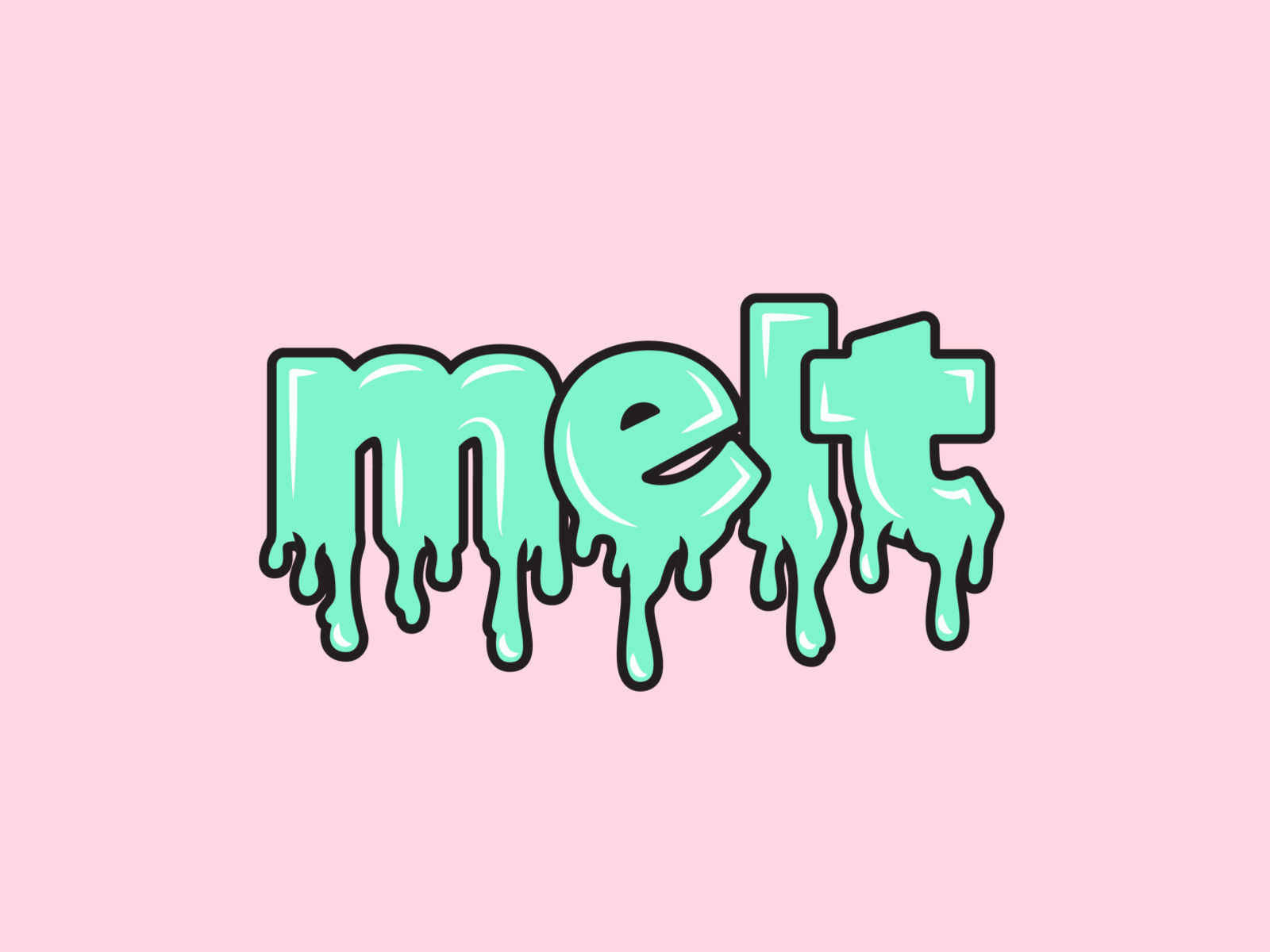 Melt Logo By Lauren Staser On Dribbble