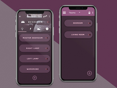 Daily UI Challenge #7 / Settings app daily dailyui home lights mobile settings smart smarthome ui uitrends ux