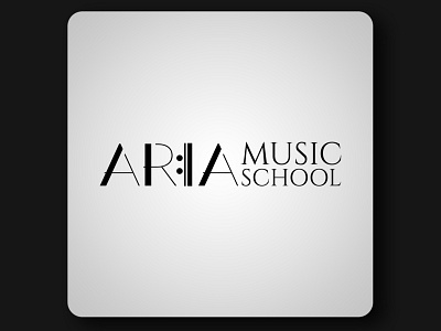 Aria Music branding design graphic design logo