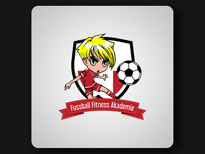 Fusball Fitness Akademie branding design graphic design logo