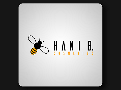 Hani B. Cosmetics brand identity design graphic design logo