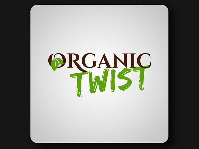 Organic Twist brand identity branding design graphic design logo