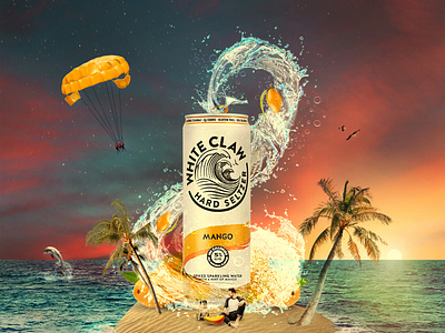 Mango White Claw Print Ad