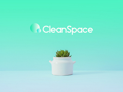 Clean Space Branding blue brand branding branding identity bubbles clean cleaning company design green logo maid nashville